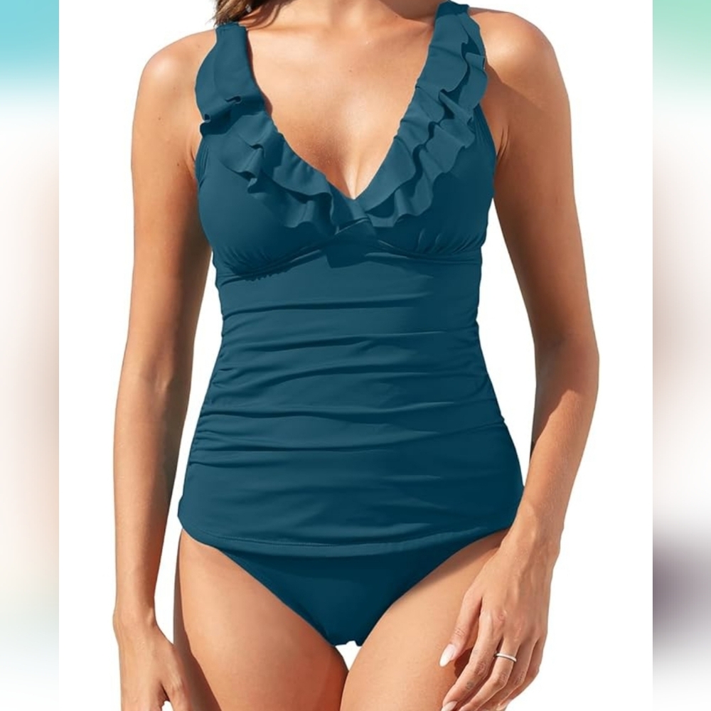 YOUNIQUE Tummy Control 2 Piece Tankini